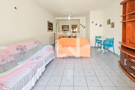 Sala de apartamento para alugar com 3 quartos, 127m² em Balneario Guarujá, Guarujá
