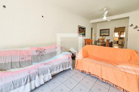Sala de apartamento para alugar com 3 quartos, 127m² em Balneario Guarujá, Guarujá