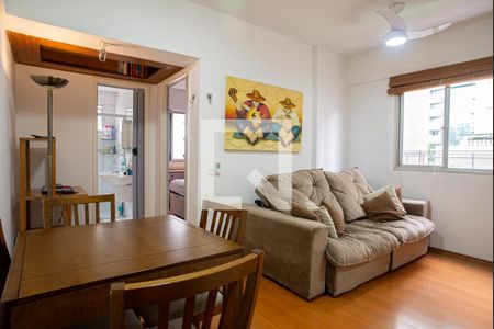 Sala de apartamento à venda com 1 quarto, 50m² em Consolação, São Paulo