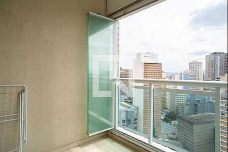 Varanda da Sala de apartamento para alugar com 1 quarto, 50m² em Centro, São Paulo