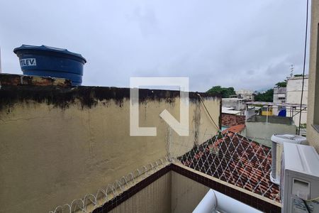 Varanda da Sala vista  de apartamento à venda com 1 quarto, 35m² em Cascadura, Rio de Janeiro