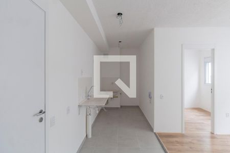 Sala e Cozinha Integrada de apartamento para alugar com 2 quartos, 35m² em Jardim Helena, São Paulo