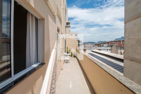Varanda de apartamento à venda com 1 quarto, 56m² em São Cristóvão, Rio de Janeiro