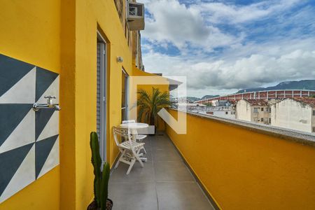 Varanda de apartamento à venda com 1 quarto, 56m² em São Cristóvão, Rio de Janeiro