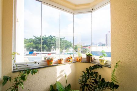 Varanda da sala de apartamento à venda com 2 quartos, 71m² em Casa Branca, Santo André