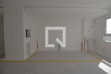 Sala/Cozinha de apartamento à venda com 2 quartos, 54m² em Harmonia, Canoas