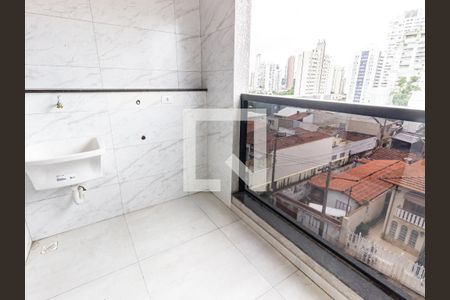 Varanda e Area de serviço de apartamento à venda com 2 quartos, 41m² em Vila Regente Feijó, São Paulo