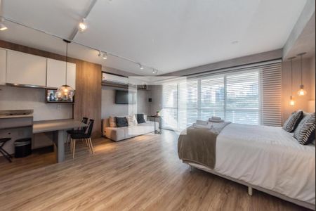 Quarto de apartamento à venda com 1 quarto, 49m² em Brooklin, São Paulo