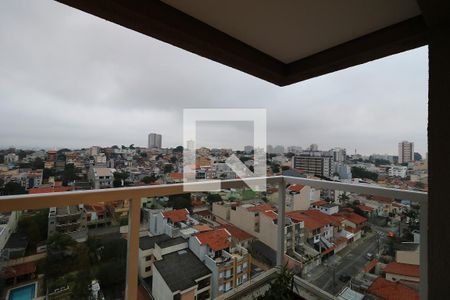 Sacada da Sala de apartamento à venda com 2 quartos, 53m² em Santa Maria, Santo André