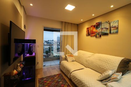 Sala de apartamento à venda com 2 quartos, 53m² em Santa Maria, Santo André