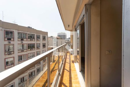 Varanda de apartamento para alugar com 3 quartos, 160m² em Laranjeiras, Rio de Janeiro