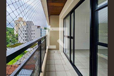 sacada de apartamento para alugar com 2 quartos, 85m² em Jardim Las Palmas, Guarujá