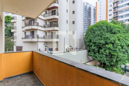 Varanda da Sala de apartamento para alugar com 4 quartos, 178m² em Campo Belo, São Paulo