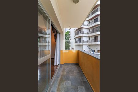 Varanda da Sala de apartamento para alugar com 4 quartos, 178m² em Campo Belo, São Paulo
