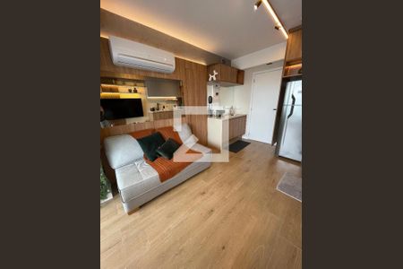 Sala de estar de apartamento à venda com 1 quarto, 36m² em Butantã, São Paulo