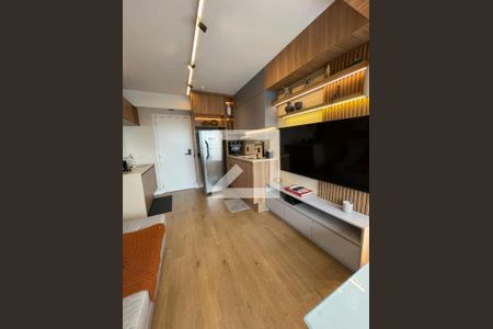 Sala de estar  de apartamento para alugar com 1 quarto, 36m² em Butantã, São Paulo