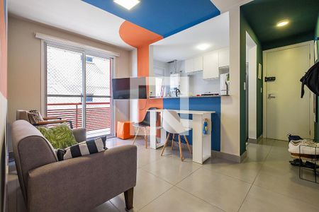 Sala de apartamento para alugar com 2 quartos, 42m² em Pinheiros, São Paulo