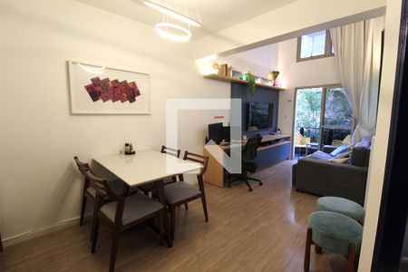 Sala de apartamento para alugar com 1 quarto, 56m² em Moema, São Paulo