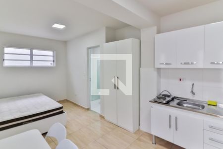 Quarto / Cozinha de kitnet/studio para alugar com 1 quarto, 19m² em Jardim Arpoador, São Paulo