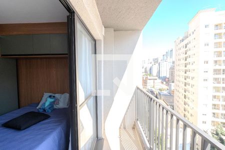 Studio para alugar com 19m², 1 quarto e sem vagaSacada