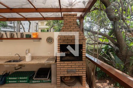 Área comum - Churrasqueira de apartamento para alugar com 4 quartos, 140m² em Cerqueira César, São Paulo