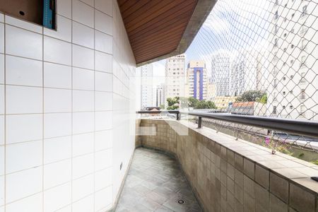 Varanda Sala de apartamento à venda com 3 quartos, 121m² em Indianópolis, São Paulo