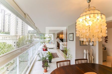 Varanda da Sala de apartamento à venda com 3 quartos, 201m² em Jardim Fonte do Morumbi, São Paulo