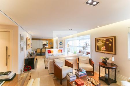 Sala de apartamento à venda com 3 quartos, 201m² em Jardim Fonte do Morumbi, São Paulo