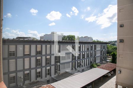 Vista da Sala de apartamento à venda com 1 quarto, 44m² em Glória, Porto Alegre