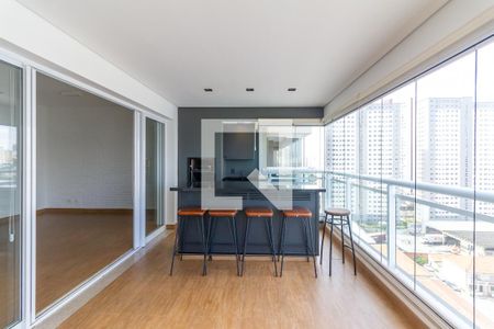 Varanda gourmet de apartamento para alugar com 3 quartos, 117m² em Barra Funda, São Paulo