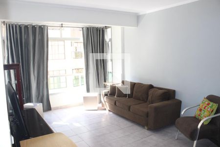 Sala de apartamento para alugar com 1 quarto, 75m² em Itararé, São Vicente