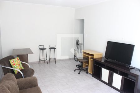 Sala de apartamento para alugar com 1 quarto, 75m² em Itararé, São Vicente