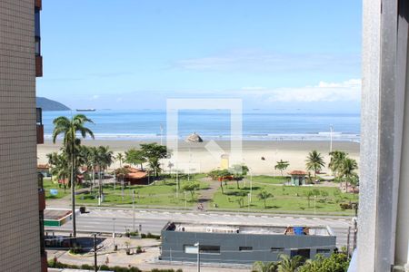 Vista da Sala de apartamento para alugar com 1 quarto, 75m² em Itararé, São Vicente
