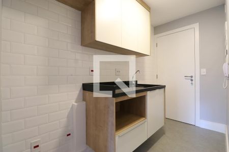 Cozinha de kitnet/studio para alugar com 1 quarto, 22m² em Água Branca, São Paulo