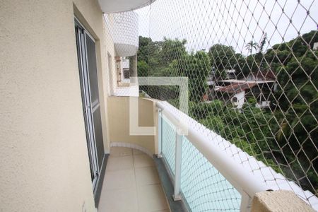 Varanda da Sala de apartamento à venda com 2 quartos, 58m² em Taquara, Rio de Janeiro