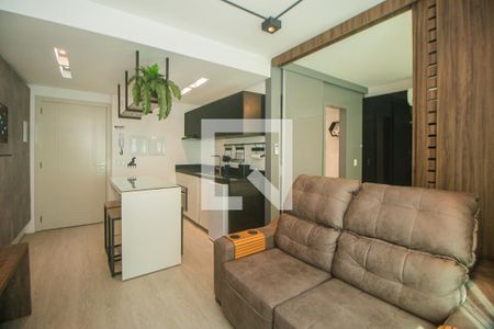 Sala de kitnet/studio para alugar com 1 quarto, 33m² em Rio Branco, Porto Alegre