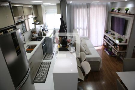 Sala/Cozinha de apartamento para alugar com 2 quartos, 56m² em Vila Andrade, São Paulo