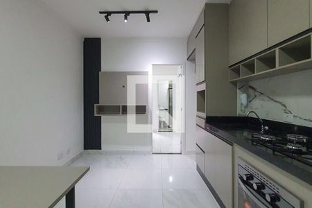 Cozinha de apartamento para alugar com 1 quarto, 29m² em Vila Paulicéia, São Paulo