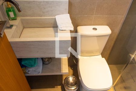 Casa de condomínio para alugar com 240m², 2 quartos e 4 vagas Casa de condomínio para alugar com 240m², 2 quartos e 4 vagasBANHEIRO DA ÁREA GOURMET