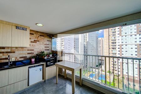 Varanda da Sala de apartamento à venda com 3 quartos, 74m² em Belenzinho, São Paulo