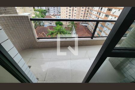 Varanda da Sala de apartamento para alugar com 3 quartos, 126m² em Pompéia, Santos