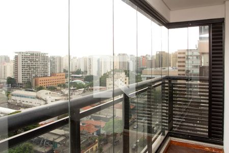 Varanda da Sala de apartamento à venda com 2 quartos, 54m² em Indianópolis, São Paulo