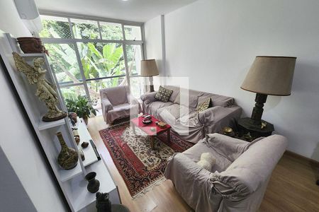 Sala de apartamento para alugar com 2 quartos, 110m² em Botafogo, Rio de Janeiro