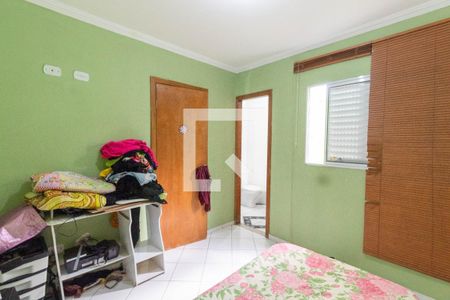 Quarto Suíte 1 de casa de condomínio à venda com 2 quartos, 70m² em Vila Euthalia, São Paulo