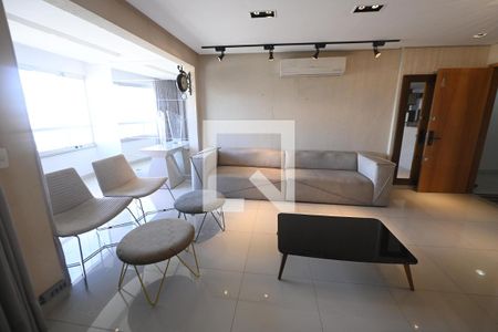 Sala de apartamento para alugar com 2 quartos, 78m² em Jardim Goiás, Goiânia