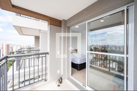 Varanda de kitnet/studio para alugar com 1 quarto, 30m² em Vila Clementino, São Paulo