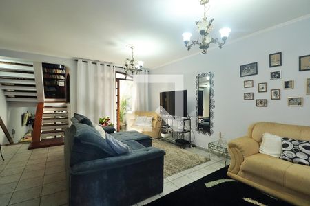 Sala de casa à venda com 3 quartos, 270m² em Utinga, Santo André