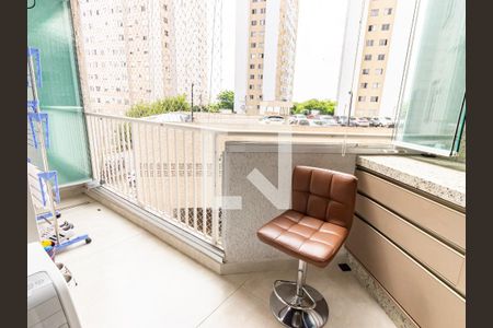 Varanda e Area de Serviço de apartamento à venda com 3 quartos, 65m² em Brás, São Paulo