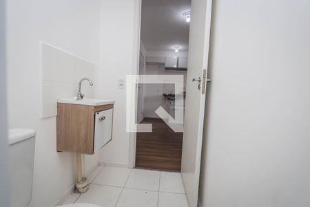 Banheiro de kitnet/studio para alugar com 1 quarto, 31m² em Vila Nova das Belezas, São Paulo