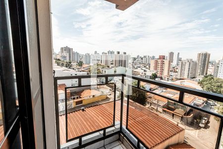Varanda da Sala de apartamento para alugar com 3 quartos, 74m² em Vila Valparaiso, Santo André